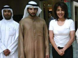 Crown Prince Sheikh Hamdan Bin Mohammad Bin Rashid Al Maktoum And Ms.Poonam Datta