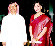 Salma Hareb, CEO Economic Zone World and Ms.Poonam Datta