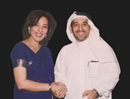 Mishal Hamed Kanoo, Chairman of the Kanoo Group and Poonam Datta