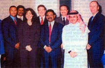 Poonam Datta with VIP customers in Qatar