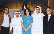 Jamal GM of Kibsons LLC. Saeed Beleilah, Chief of Immigration, Poonam Datta, Mr. Ramzan and Mr. Mansouri, of Fresh Fruits Co.